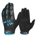 West Biking Winter Gloves Men Women Touch Screen Gloves,blue L