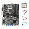 B75 Eth Mining Motherboard 8xpcie to Usb+cpu+sata3.0 Serial Cable