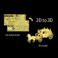 3d Metal Nano Puzzle Royal Carriage Assembly Model Kit 3d Puzzle Toys