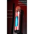 Bluetooth Karaoke Mic Dual Speake for Pc Iphone Android Gold