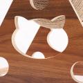 Cat Scratching Ball Toy Sisal Rope Ball Cat Scratching Post Stand B