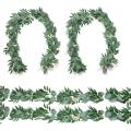 4-pack 6.5 Feet Artificial Eucalyptus with Willow Garland Fake Vine