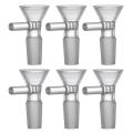 3 Pieces Of Glass Funnel 14 Mm Glass Funnel Adapter Manual Clear