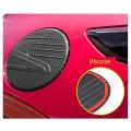 For Mazda Cx-30 Cx30 2020 Abs Carbon Fiber Fuel Tank Cap Cover Trim