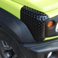 Car Cowl Body Armor Outer Covers for Jimny 2019-2022 Black (front )