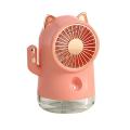 Table Misting Fan,personal Cooling Usb for Office,home &camping Pink