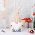 Knitted Long Hat Christmas Dwarf Gnome Doll Ornaments Cute Dwarf (b)