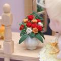 1/12 Dollhouse Mini Flowers Simulation Clay Flower Model Ornament