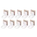 10pcs Shampoo Shower Gel Bottle Holder Wall Mounted Stand Suction Cup