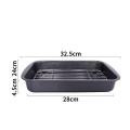 Bbq Food Pan with Oil Filter Rack Drying Tray Kitchen Supplies