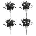 20 Heads Artificial Black Eucalyptus Fake Flower Wedding Decoration