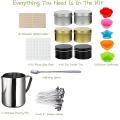 Candle Making Kit,diy Candle Making for Kid,adult,with Pouring Pot