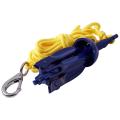 4-tines Boat Anchor Marine Rope Kit,anchor Fishing Accessories (blue)
