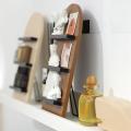 Vertical Wooden Storage Shelf Home Organization Shelf Kitchen -beige