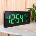 Led Digital Alarm Clock Temperature Date Display Desktop Mirror B