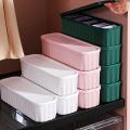 6 Storage Case Drawer Organizers with Cover for Handkerchiefs White