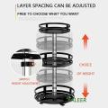 Rotatable Spice Rack Spice Container Rack Kitchen Accessories 8cm