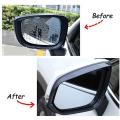 For Toyota Sienna Carbon Fibre Car Rearview Mirror Rain Eyebrow Cover