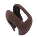 For Volvo Suede Brown Central Console Gear Shift Lever Cover