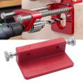 Portable Drilling Locator,adjustable Drilling Guide for Diy(red)