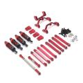 Steering Link Rod Shock Absorber for Mn D90 Mn-90 1/12 Rc Car,red