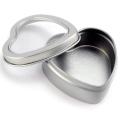 30pcs Heart Metal Tins,empty Silver Metal Tins with Clear Window