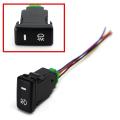 Waterproof Fog Lamp Switch with 4 Line for Toyota Lexus White Light