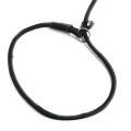 Nylon Rope Dog Whisperer Style Slip Train Leash Lead Collar Black