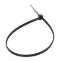 8 Inch Plastic Cable Zip Ties 100-pack (black)