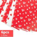 Wrapping Paper Sheets Set Of 6,valentine's Day Wrapping Paper,70x50cm