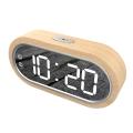Led Alarm Clock Digital Thermometer Indoor Temperature Dual Alarms