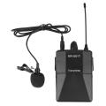 Audio Uhf Wireless Microphone for Dslr Camera Interview, One for Two