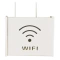 White Floating Wall-mounted Wifi Router Bracket, (wifi Pattern)