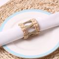 Woven Straw Farmhouse Napkin Rings Set Of 4,for Banquet,table Decor