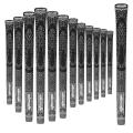 Wosofe 13pcs Rubber and Cotton Thread Golf Club Grips, Midsize Gray