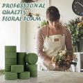 15pcs Round Green Floral Foam Diy for Wedding Party Decorations