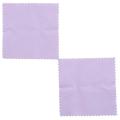 100pcs Jewelry Cleaning Polishing Cloth, (purple, 3.15 X 3.15inch)