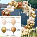 162pcs Multicolor Balloons Garland Kit for Birthday Party Decoration