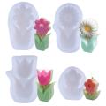 Flower Scented Candle Mold (three-dimensional Tulip)