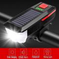 Usb Rechargeable Bicycle Light Led Waterproof Headlight, Red