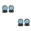 4pc 26mm Wheel Rim Tire Set for Wltoys K969 K989 Mini-z 1/28 Rc Car,3