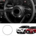 Car Chrome Steering Wheel Modified Decoration Ring for Toyota Yaris