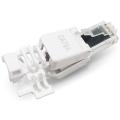 10 Pieces Network Connectors, Tool-free Cat6a Rj45 Lan Utp Cable