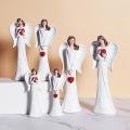 Home Modern Resin Angel Statue Character Home Decor Nordic- A