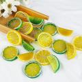 Lemon Slices Blocks : 30pcs Fake Lemon Slices &20pcs Lemon Blocks