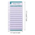 Budget Sheets with Hole 24pcs for A6 Binder Wallet Pockets Planner