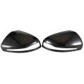 Car Black Exterior Rearview Mirror Cover Side Mirror Cap