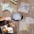 Self-adhesive Candy Bag Biscuit Bag White Polka Dot Transparent Bag