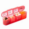 2x 28 Slots Storage Box Weekly Medication Pillbox 7 Days