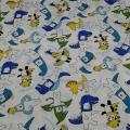 8 Pcs Quilting Fabric Cartoon Dinosaur Print Cotton Fabric 20x20 Inch